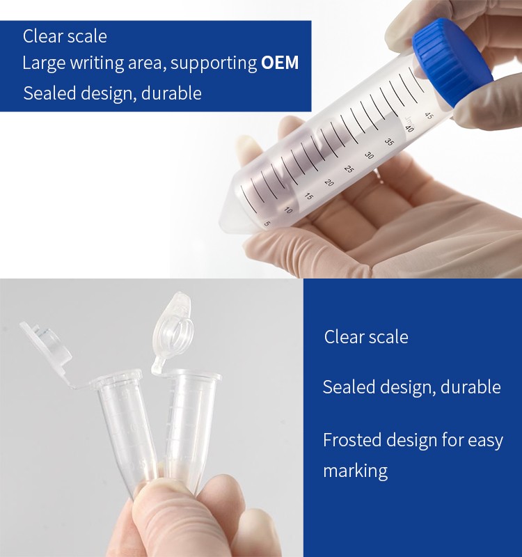 Conical Centrifuge Tubes with Screw Caps