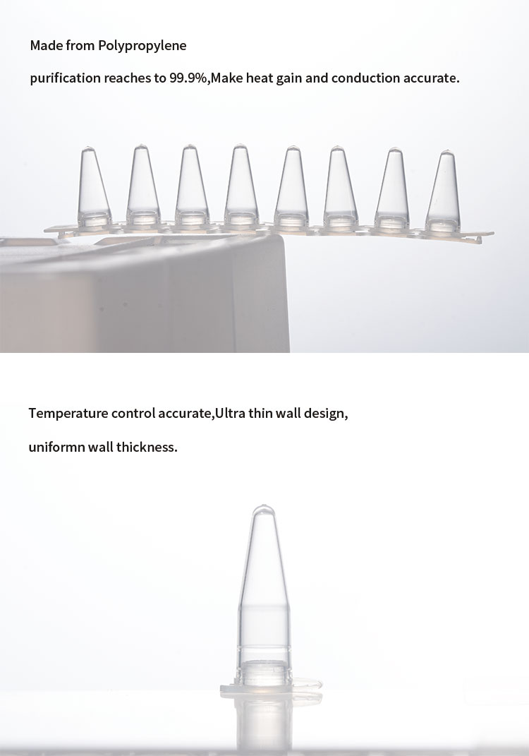 0.1ml 4-strips pcr tube