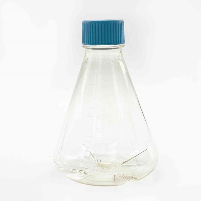 1000ml PETG laboratory flat bottom medical conical laboratory erlenmeyer flask for cell culture