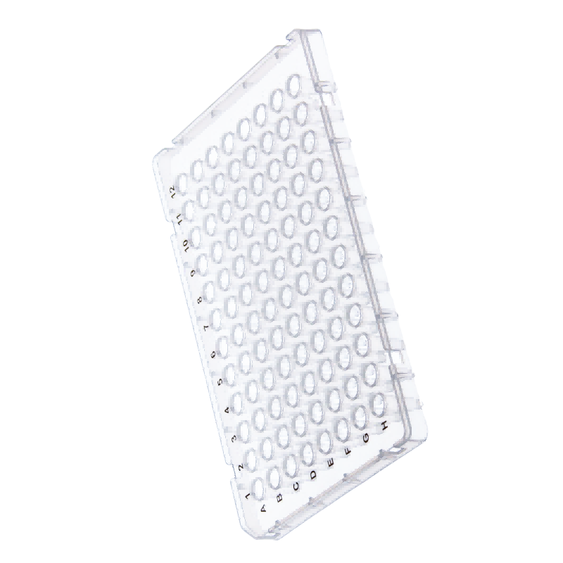 Non skirted PCR plate 0.1ml white color pcr plate