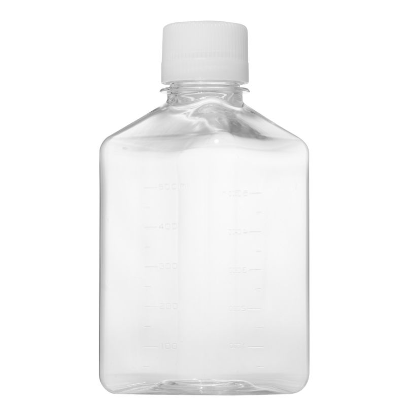 Square media bottle