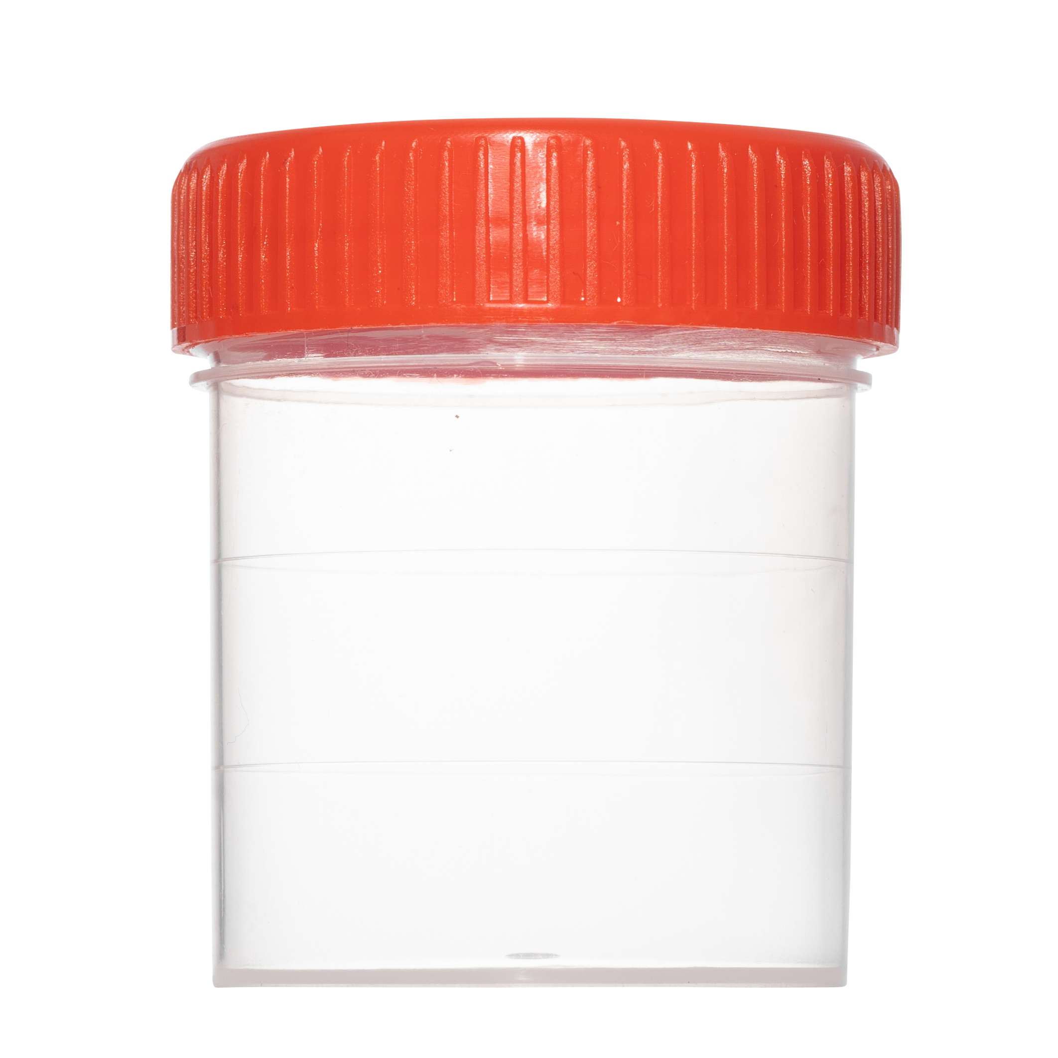 90ml Sample Cups 2pcs Short Sample Containers Leak Proof Cap for Lab Home Red | Harfington, 2